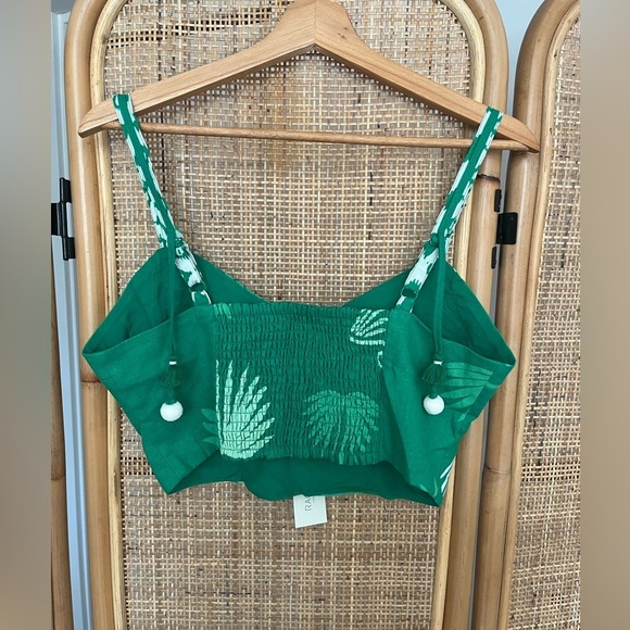 Rachel Zoe Cropped Linen Tank - Picture 2 of 4